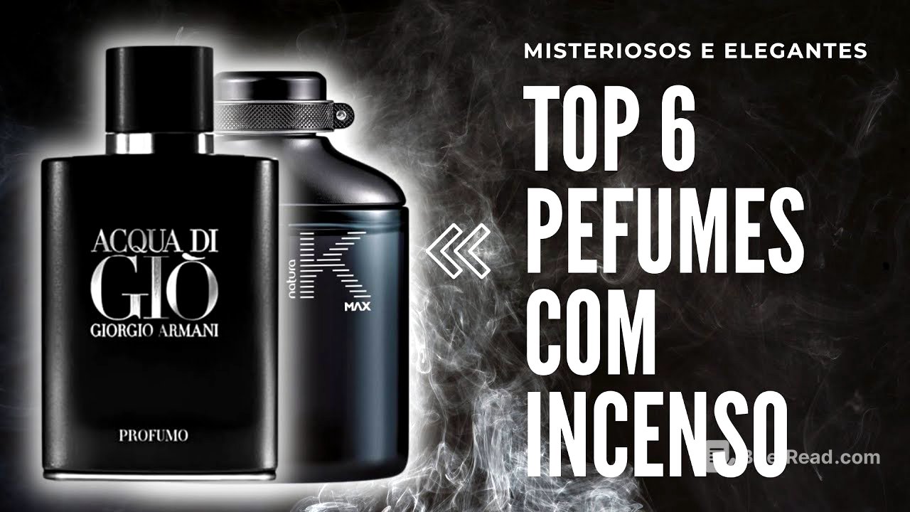 TOP 6 PERFUMES COM NOTA DE INCENSO/ELEGANTES/SOFISTICADOS/ASSINATURA/PERFUMES MISTERIOSOS!