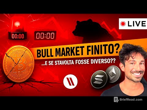 BITCOIN, CRYPTO: EMERGENZA CROLLO!! BULL MARKET FINITO? (...E SE STAVOLTA FOSSE TUTTO DIVERSO??)