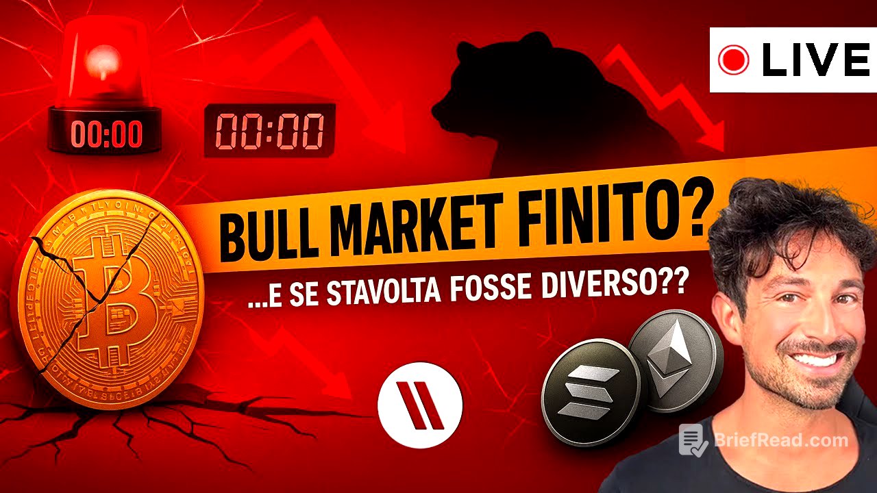 BITCOIN, CRYPTO: EMERGENZA CROLLO!! BULL MARKET FINITO? (...E SE STAVOLTA FOSSE TUTTO DIVERSO??)
