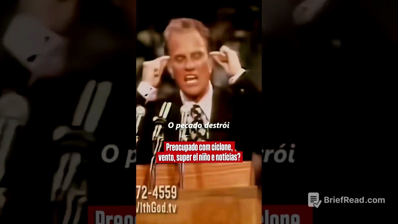 Sem Medo do que Virá | Billy Graham e Raphael Melo #palavradedeus #billygraham #ciclonebomba #jesus