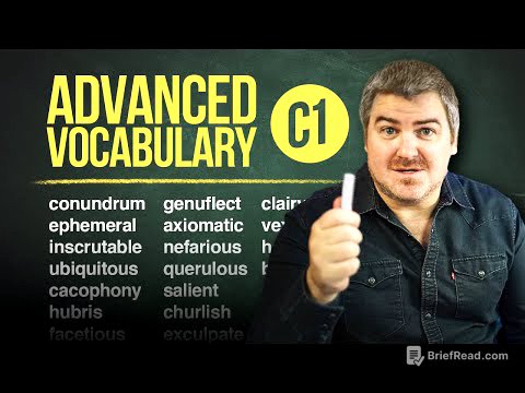 69 Advanced Words (C1 + C2) to Get a Band 9