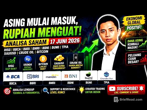 Analisa Saham | Asing Mulai Masuk, Rupiah Menguat, IHSG Siap Naik? BBCA BBRI BMRI BBNI BUMI TPIA