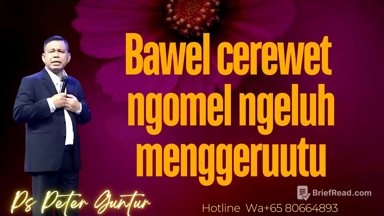 BAWEL CEREWET NGELUH NGOMEL MENGGERUTU  - PETER GUNTUR