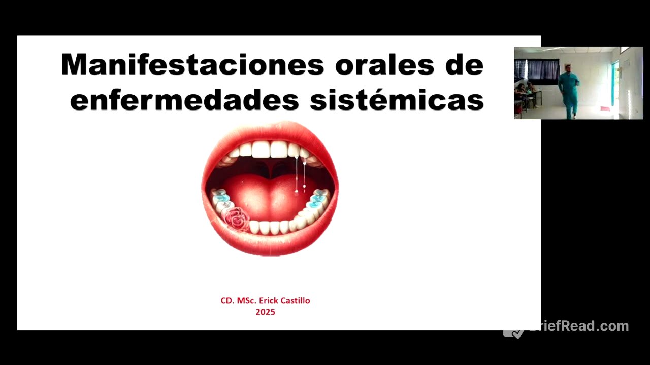 Manifestaciones orales de enfermedades sistémicas