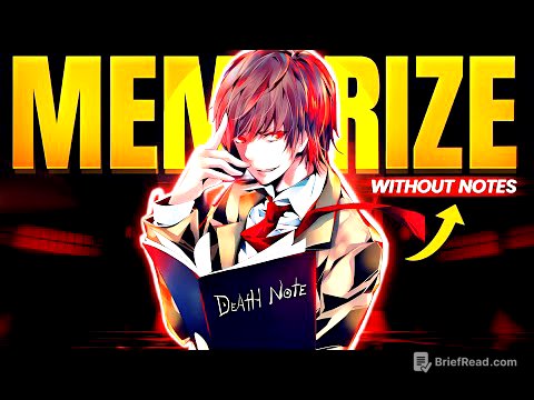 How to ABSORB an Entire Book OVERNIGHT Without Taking a Single Note (Top 1% Student Method)