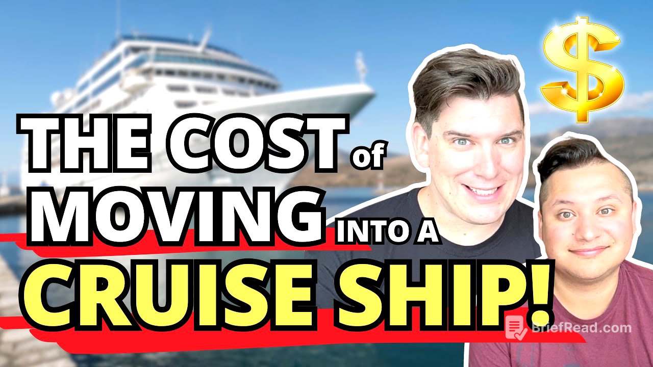 THE COST OF MOVING INTO A CRUISE SHIP (Is it Worth it?)