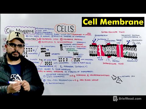 Cell membrane / Plasma Membrane Structure and Function (Detailed Lecture)