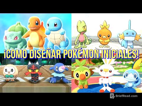 Como Game Freak diseña Pokémon Iniciales | Análisis y Guía