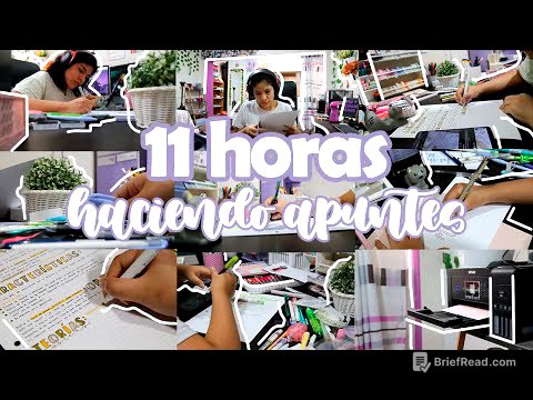 11 HORAS HACIENDO APUNTES✨ apuntes escolares, estructura + Haul StationeryPal 2022