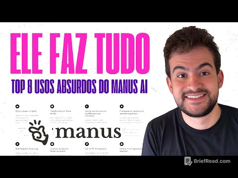 TOP 8 APLICAÇÕES PRÁTICAS DO MANUS AI