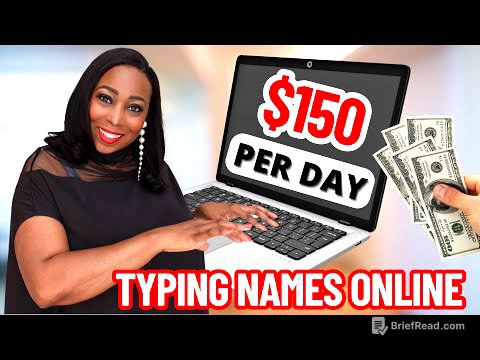 Make US$150 Per Day Typing Names Online Worldwide In 2024 - We Did It!