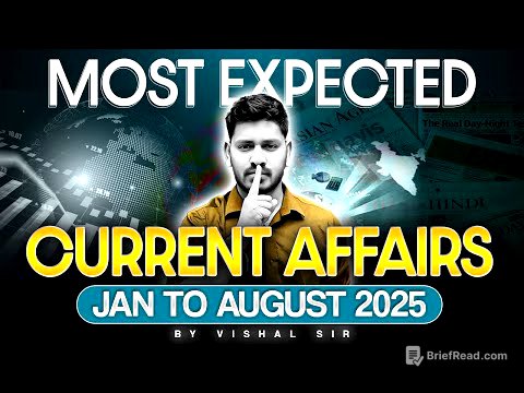 Most Expected Current Affairs AFCAT NDA CDS 2025 | Jan-August Complete Compilation