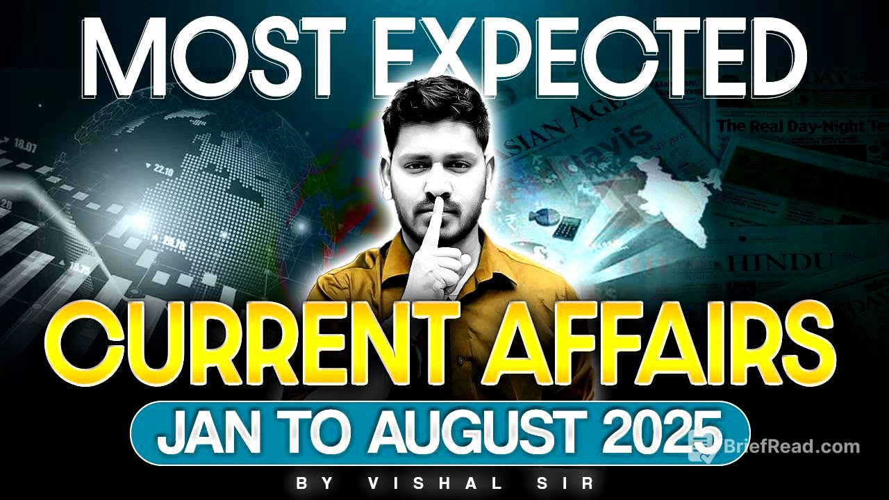 Most Expected Current Affairs AFCAT NDA CDS 2025 | Jan-August Complete Compilation