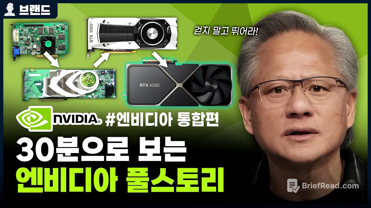 미친 성장률, 30분으로 보는 엔비디아(NVIDIA)의 역사 통합편 [브랜드스토리]