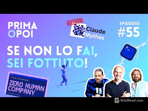 Claude Code leak, startup senza team né budget, l'AI non ti sostituisce, lavora con te – PoP #55