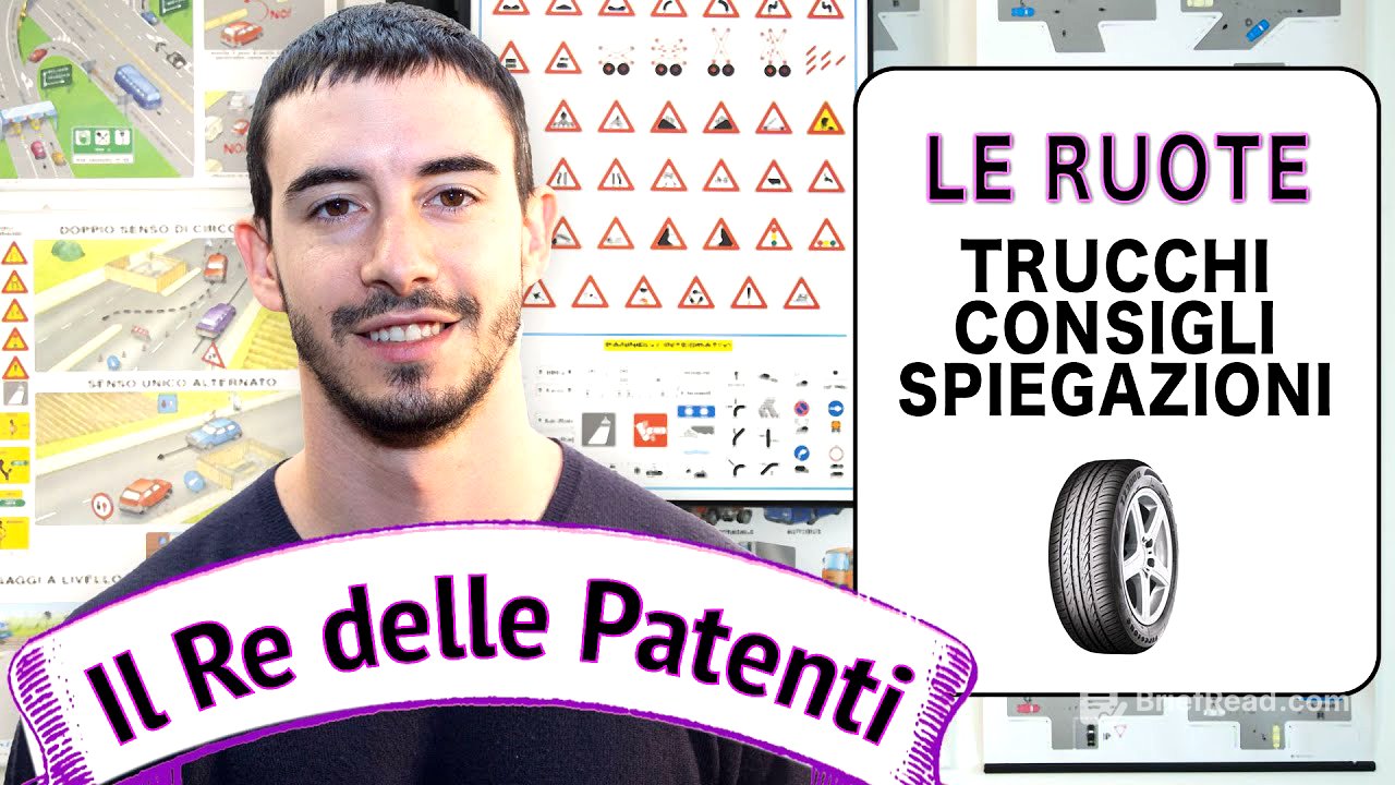 TIPOLOGIE DI CONTROLLO E SOSTITUZIONE PNEUMATICI - IL RE DELLE PATENTI - PATENTE B - ESAME DI TEORIA
