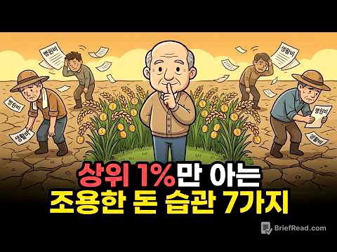 상위 1%가 절대 입 밖에 내지 않는 돈 관리 습관 7가지