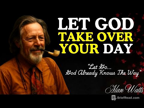 Stop Worrying And Let God Lead You Alan Watts  | Alan Watts 2025