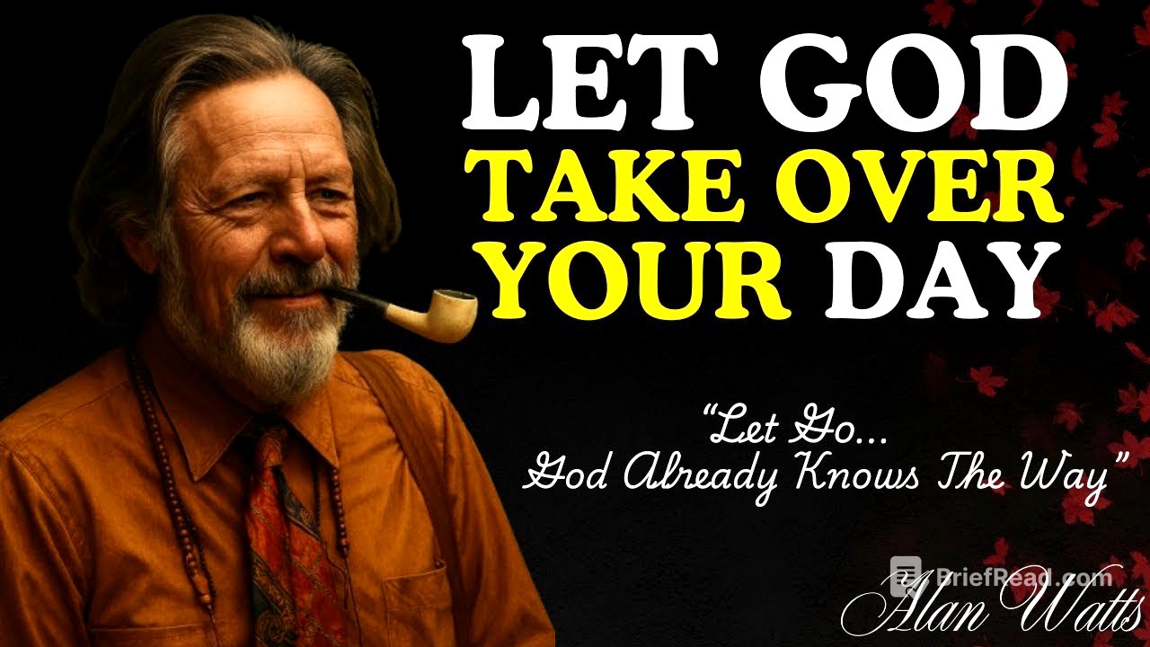 Stop Worrying And Let God Lead You Alan Watts  | Alan Watts 2025