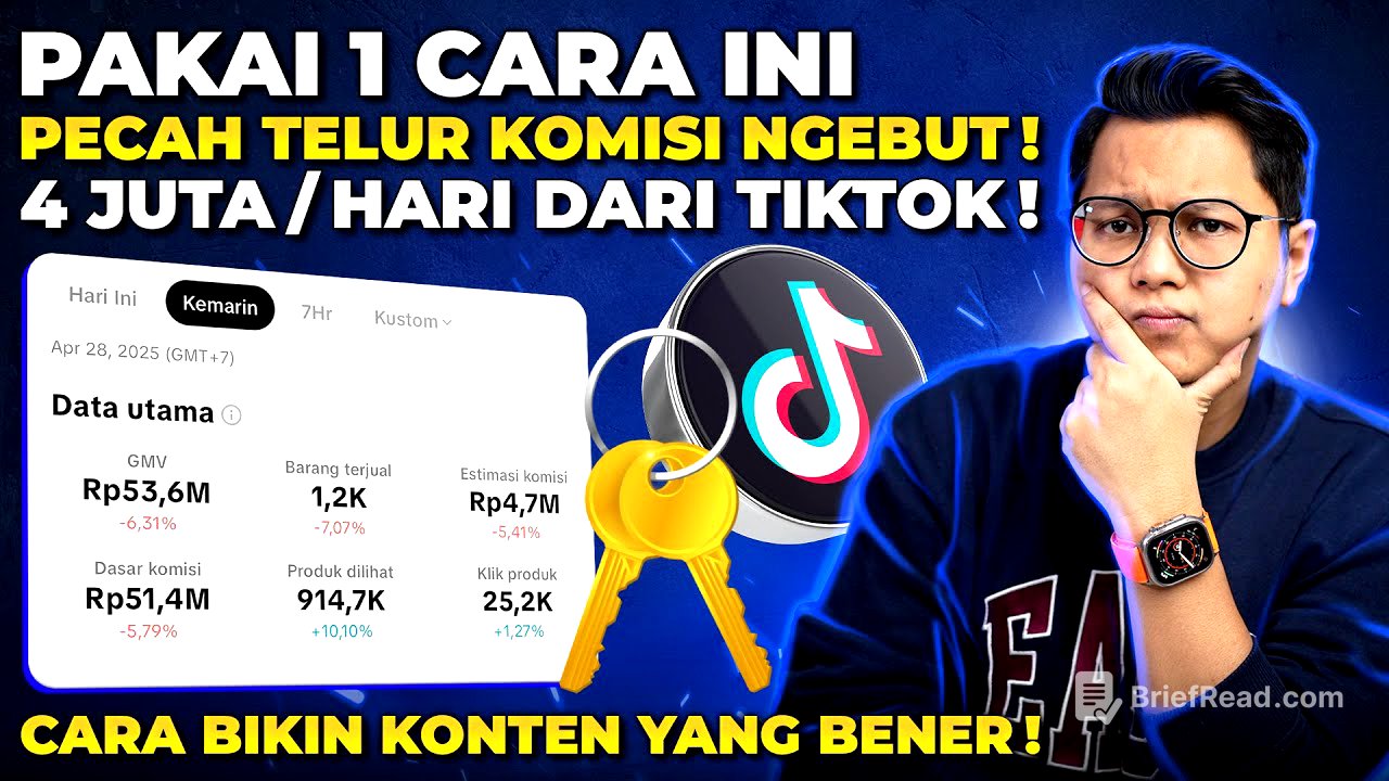 PAKE 1 CARA INI BIAR KOMISI NGEBUT, 4 JUTA PER HARI DARI TIKTOK AFFILIATE  DENGAN SCRIPT FORMULA