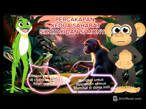 PERCAKAPAN KEDUA SAHABAT | SI KATAK VS SI MONYET | #animasilucu #animasiislami @MushollaAn-naba