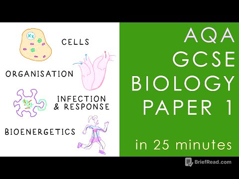 All of AQA BIOLOGY Paper 1 in 25 minutes - GCSE Science Revision