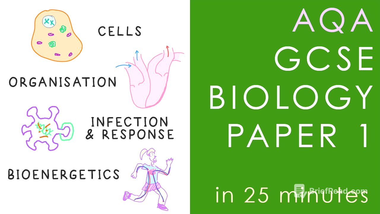 All of AQA BIOLOGY Paper 1 in 25 minutes - GCSE Science Revision