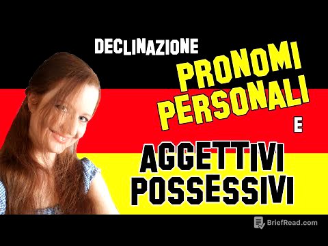 Lezione Tedesco 3 | Declinazione pronomi personali e aggettivi possessivi