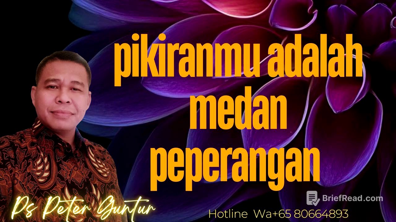 PIKIRANMU ADALAH MEDAN PEPERANGAN -  PETER GUNTUR