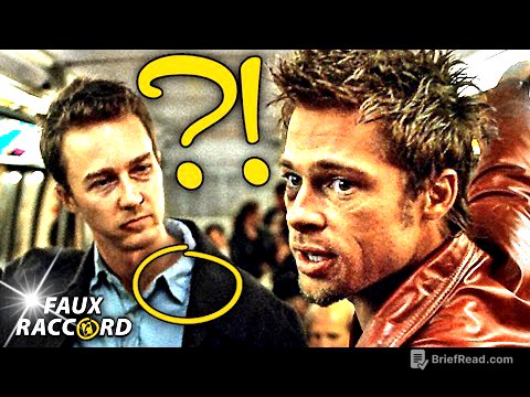 Les (Frappantes ?) Erreurs dans FIGHT CLUB - Faux Raccord
