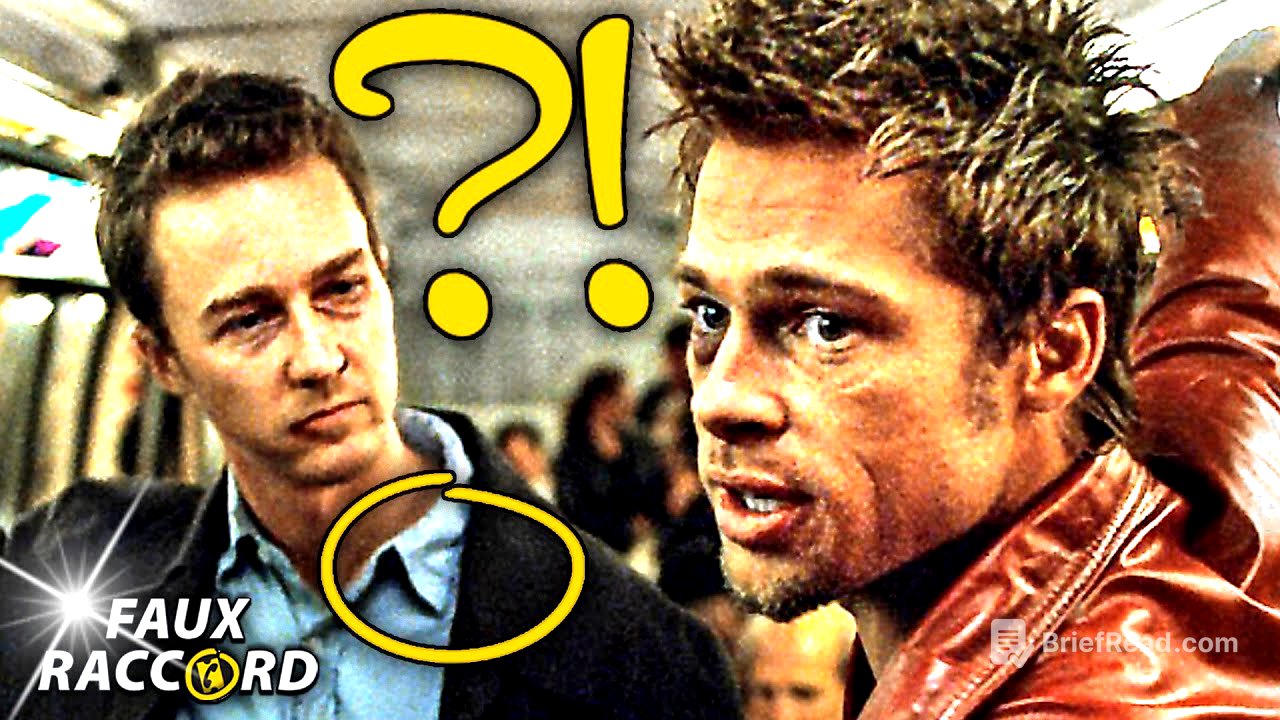 Les (Frappantes ?) Erreurs dans FIGHT CLUB - Faux Raccord