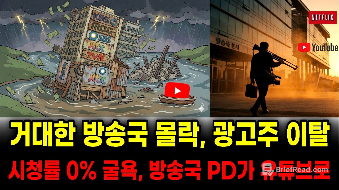 시청률 0%, 지상파 방송국의 처참한 몰락, 시청자, 광고주는 어디로?