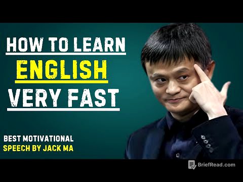 HOW TO LEARN ENGLISH VERY FAST Best Speech By Jack Ma