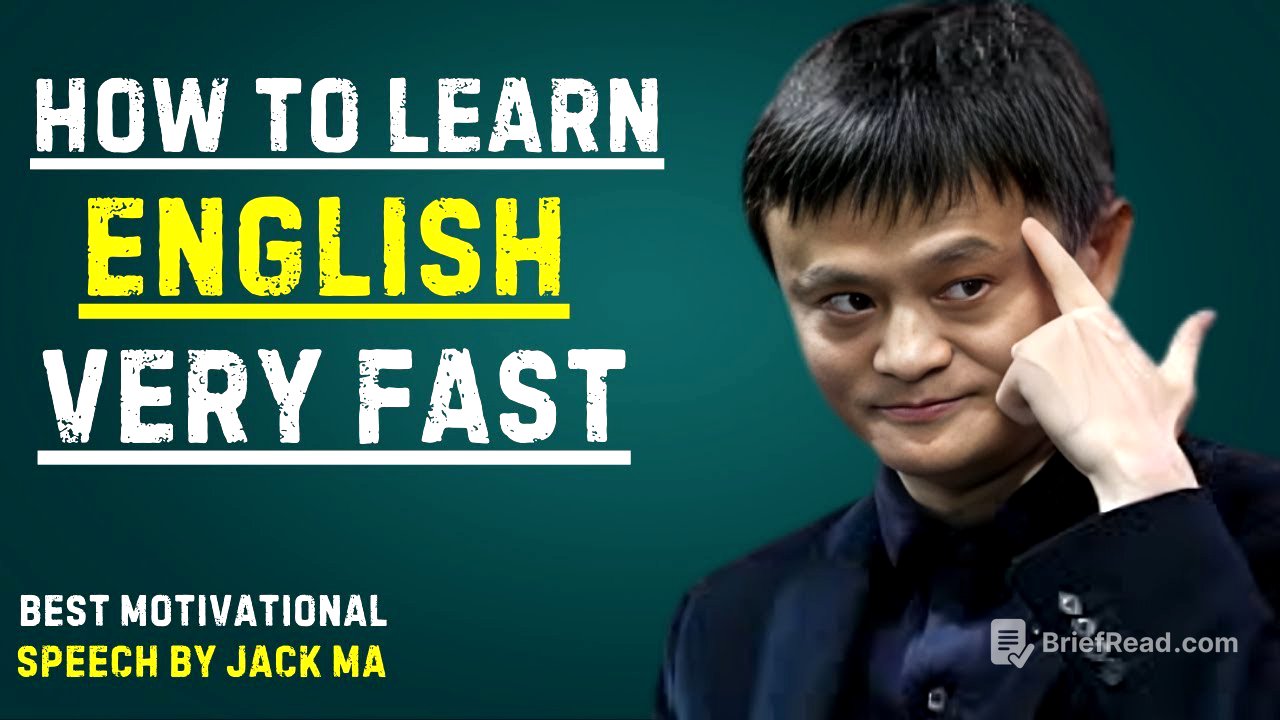 HOW TO LEARN ENGLISH VERY FAST Best Speech By Jack Ma