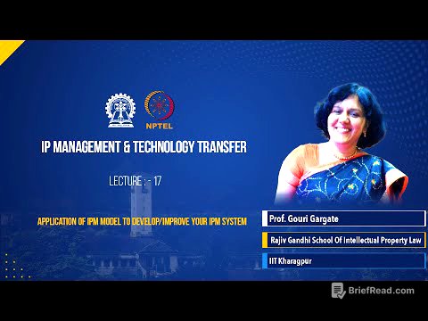 Lecture 17: Application of IPM model to develop/improve your IPM system by Prof. Gouri Gargate