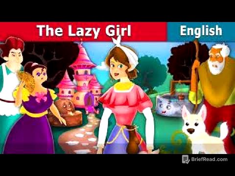 The Lazy Girl in English | Story | @EnglishFairyTales