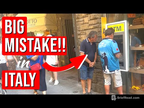 10 Money Wasting Mistakes Tourists Keep Making in ITALY