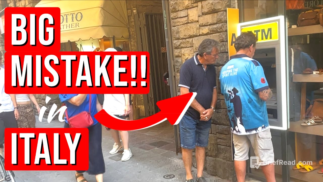 10 Money Wasting Mistakes Tourists Keep Making in ITALY