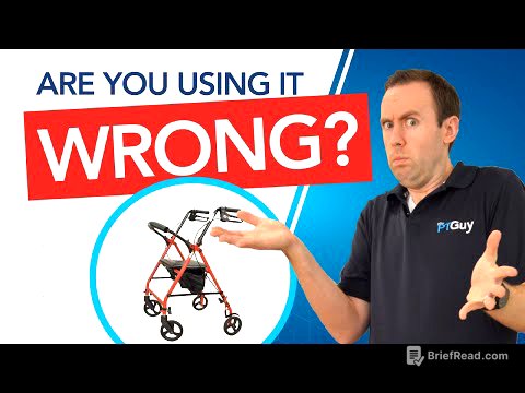 How to use a walker with a seat (Rollator)... the RIGHT way