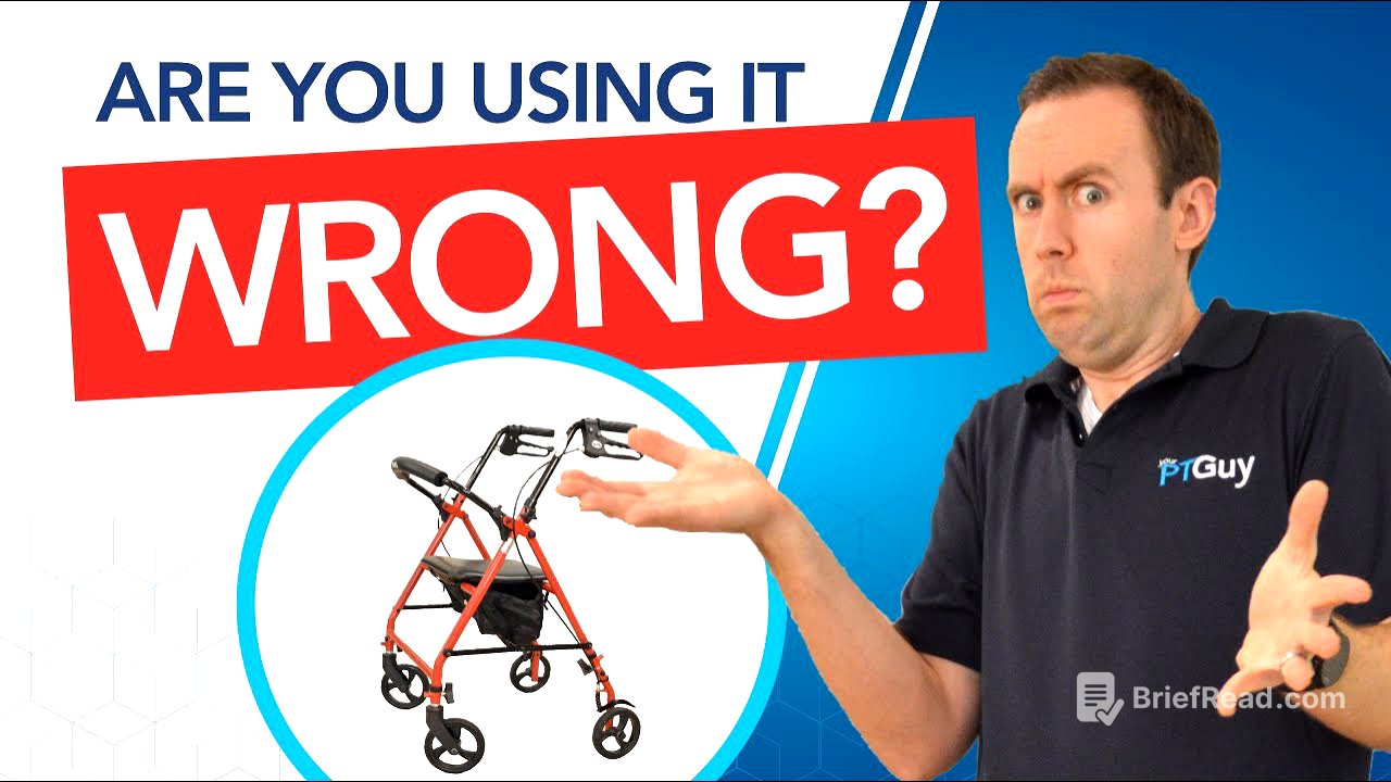 How to use a walker with a seat (Rollator)... the RIGHT way