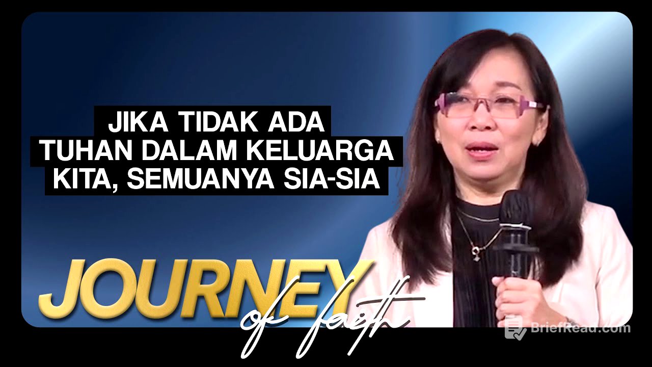 JIKA TIDAK ADA TUHAN DALAM KELUARGA KITA, SEMUANYA SIA-SIA - Ps. Ruth Julia