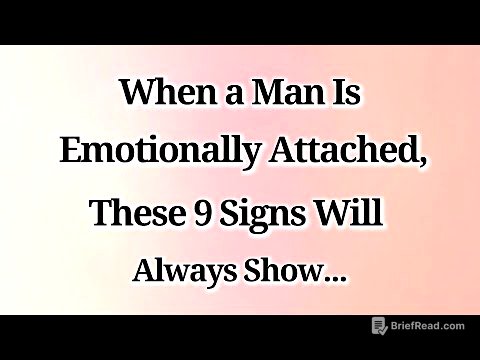 When a Man Is Emotionally Attached, These 9 Signs Will Always Show 💞 | Psychology Facts About Love
