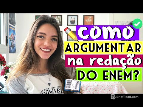 ESTRATÉGIAS ARGUMENTATIVAS PARA A REDAÇÃO DO ENEM - Débora Aladim