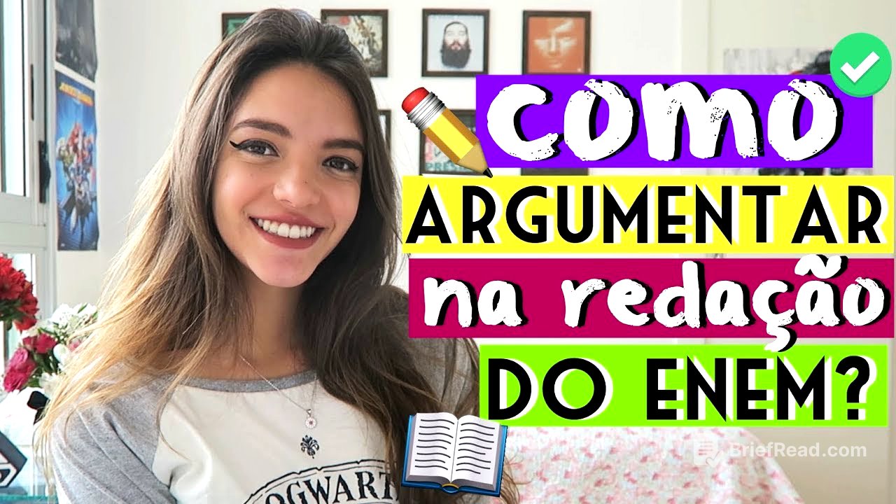 ESTRATÉGIAS ARGUMENTATIVAS PARA A REDAÇÃO DO ENEM - Débora Aladim