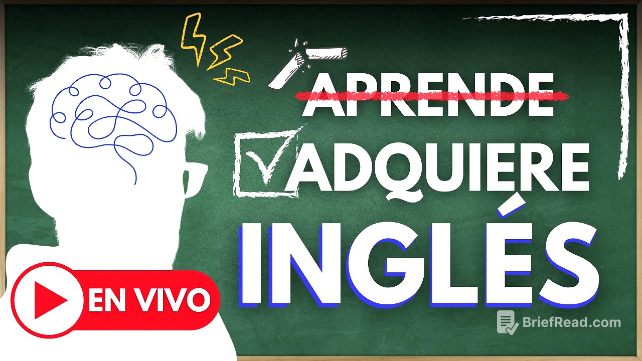 🔴El mejor MÉTODO para aprender un IDIOMA (Clase EN VIVO)