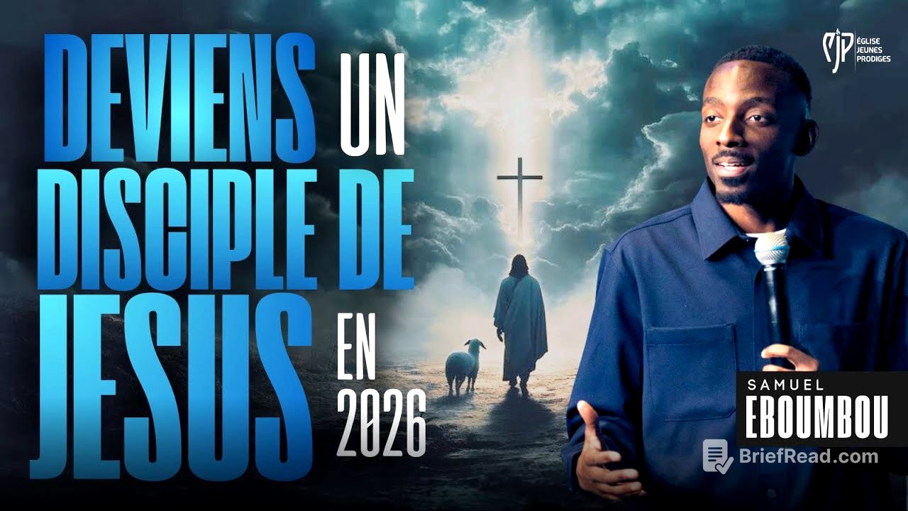 DEVIENS UN DISCIPLE DE JÉSUS EN 2026 - Samuel EBOUMBOU