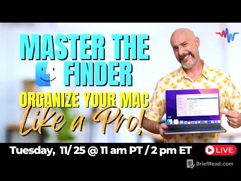 🧭 Master the Finder: 🗂️ Organize Your Mac Like a Pro! 💻✨