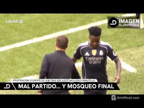 El enfado de Vinicius con Xabi Alonso por cambiarle