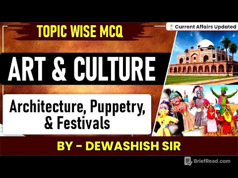 Art & Culture Questions | Architecture ,Puppetry & Festivals of India | By Dewashish