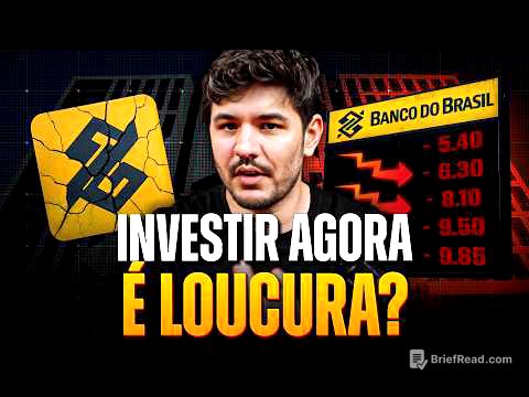 Banco do Brasil em queda livre, vale a pena investir?